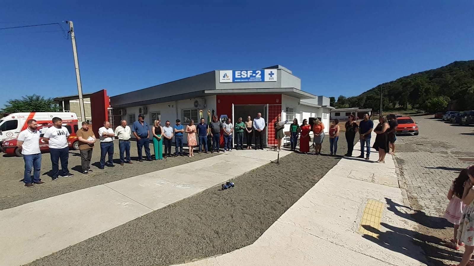 Inaugurado novo prédio do ESF do Bairro Baixada | Rádios Sobradinho e Jacuí
