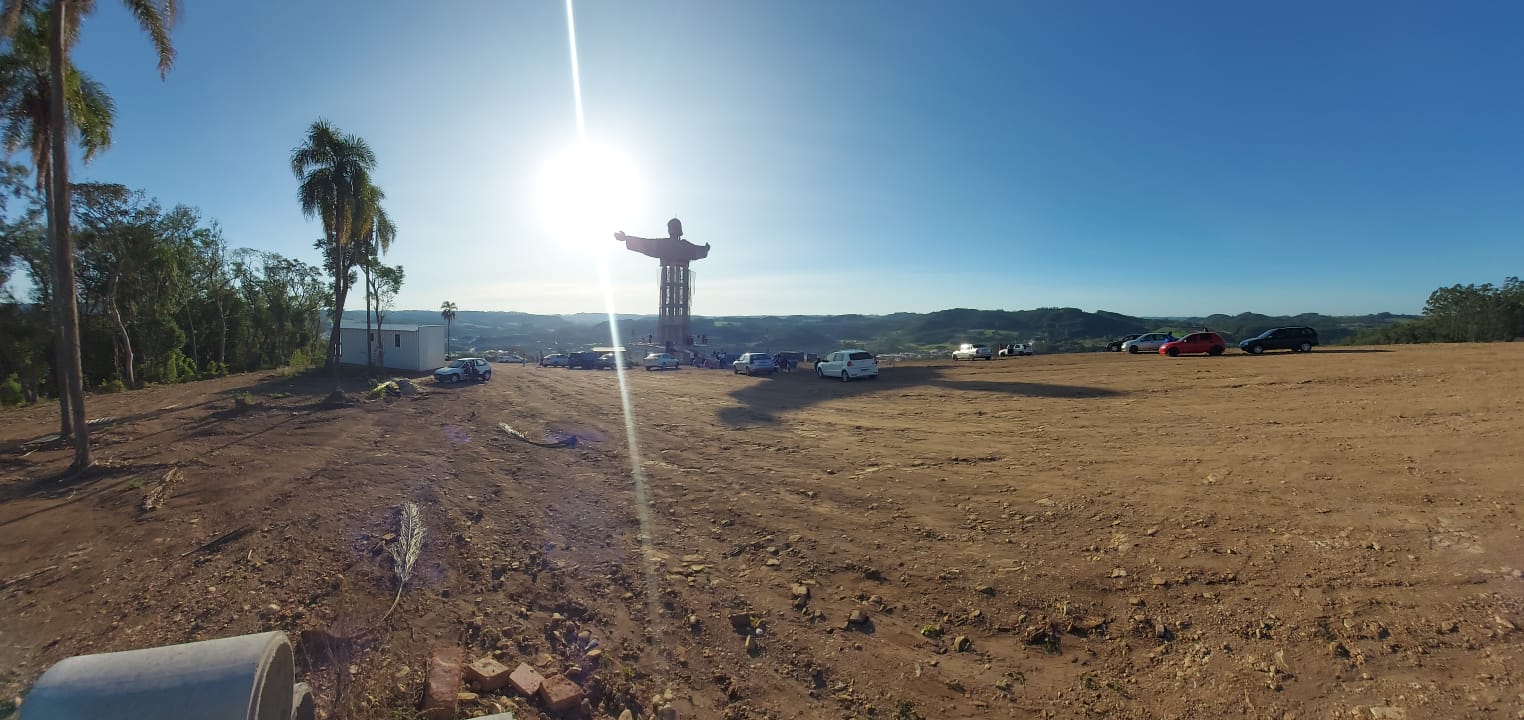 VÍDEO: obras do Cristo Acolhedor de Sobradinho estão 80% concluídas