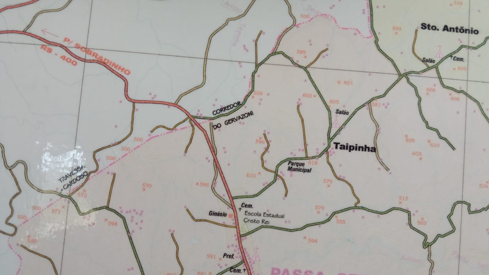 Prefeito de Passa Sete diz que documentos e mapas mostram que área ...