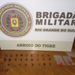 BM prende homem suspeito de tráfico de drogas em Arroio do Tigre