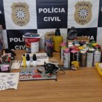 Polícia Civil cumpre mandados de busca e apreensão em investigação sobre pichações em Sobradinho