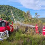 Incêndio atinge área de eucaliptos em Lagoa Bonita