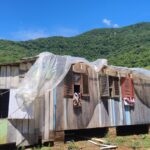 Vendaval destelha ao menos seis casas e causa prejuízos em Passa Sete