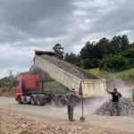 Obra da ERS 347 já conta com 2,5 km prontos para asfaltamento