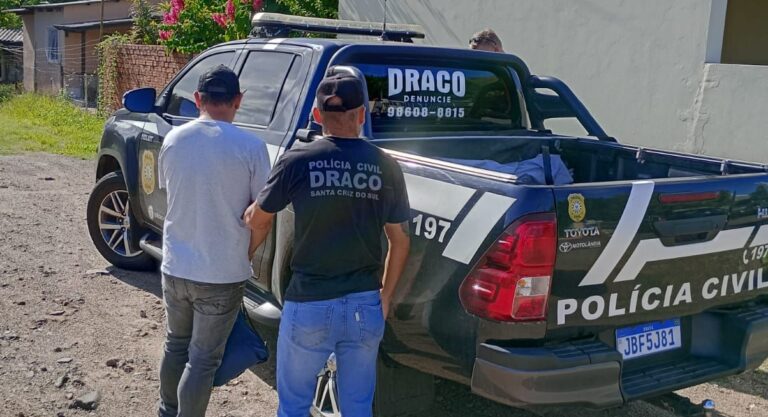 Homem que teria abusado de enteada em Arroio do Tigre é preso em Santa Cruz