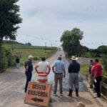 Vistoria técnica acompanha avanço das obras de asfaltamento da ERS-347