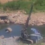 Iniciam perfurações para fundações da nova Ponte da Integração entre Lagoão e Gramado Xavier