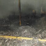 Incêndio atinge estufa de fumo no interior de Lagoa Bonita do Sul