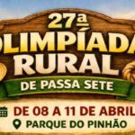 Passa Sete promove 27ª Olimpíada Rural com programação esportiva e baile