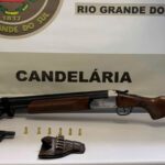Operação da Brigada Militar flagra homens do Centro Serra com armas ilegais em Candelária