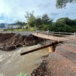 Chuva de mais de 120 milímetros causa estragos em município do Centro Serra