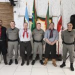 Brigada Militar participa de reunião comunitária durante a 44ª Ronda Crioula em Lagoão
